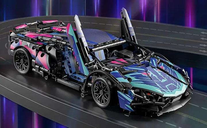 Конструктор машинка SuperCar Technol Model на 1314 деталей в стилі Кіберпанк - фото 4