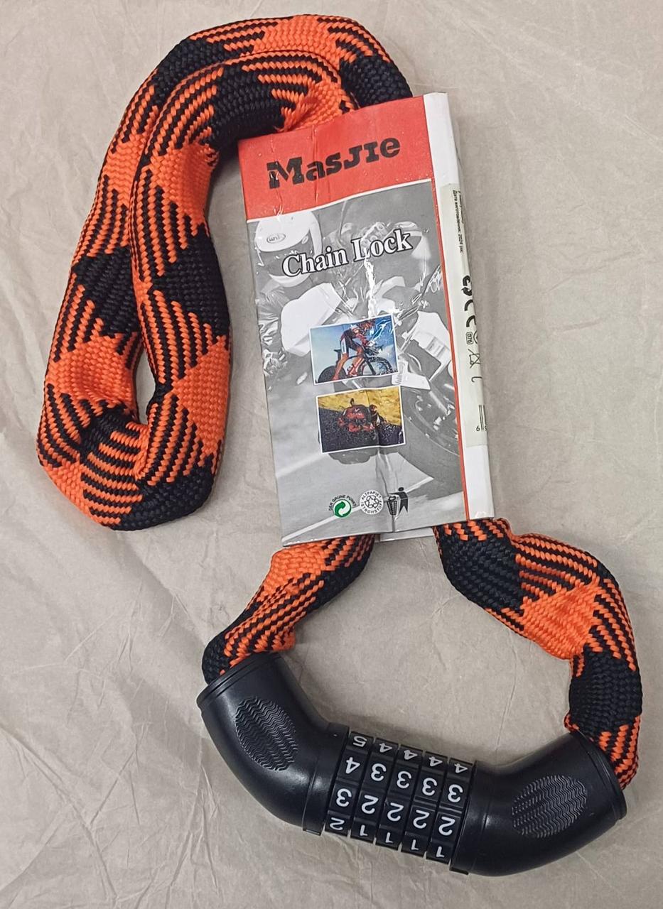 Замок велосипедный Оранжевый (C 65161)