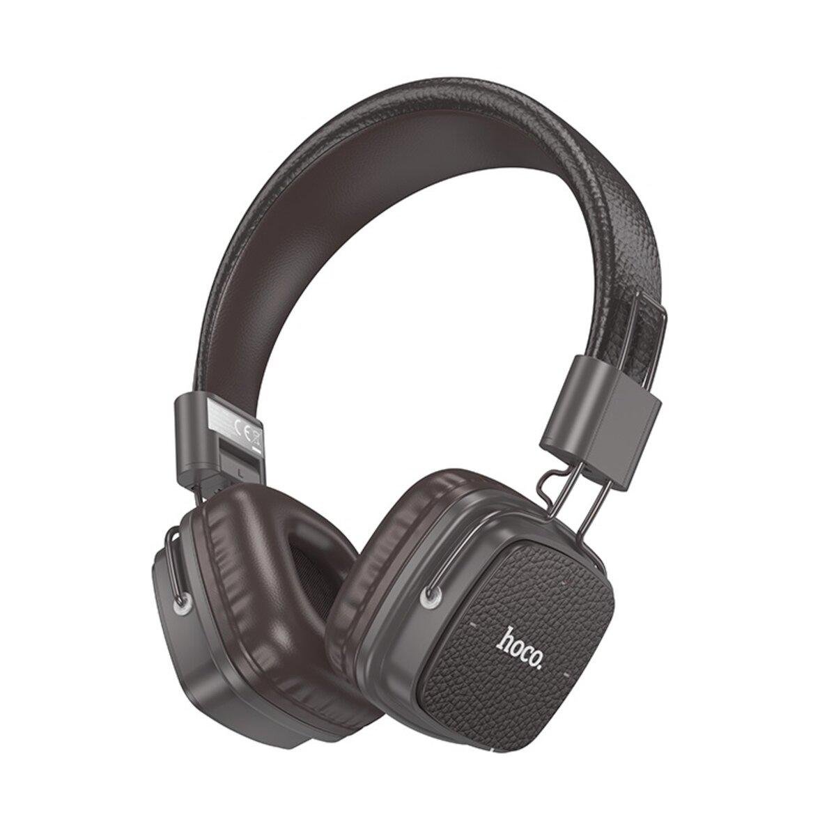 Навушники бездротові Hoco W56 Earl BT headphones 250 mAh BT5.4 Brown (6942007633338)