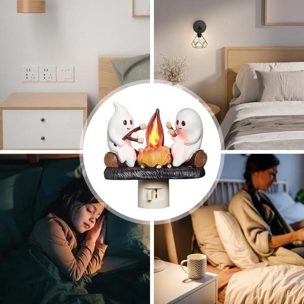 Нічник світлодіодний працює від мережі 220V у формі двох привидів (Y01960) - фото 8 Нічник світлодіодний працює від мережі 220V у формі двох привидів (Y01960) - фото 8