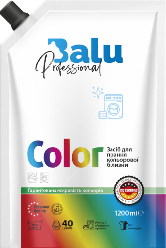 Гель для стирки Balu Color для цветного и белого белья 1,2 л (00000013419)
