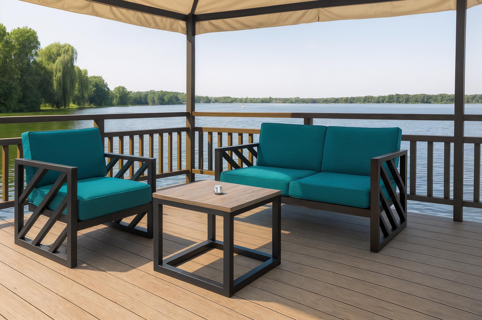 Диван металлический Tobi Sho Гранд/DV4 с подушками 750х1300х700 мм рогожка Бирюзовый/16 (DV40R522) - фото 4 Диван металлический Tobi Sho Гранд/DV4 с подушками 750х1300х700 мм рогожка Бирюзовый/16 (DV40R522) - фото 4