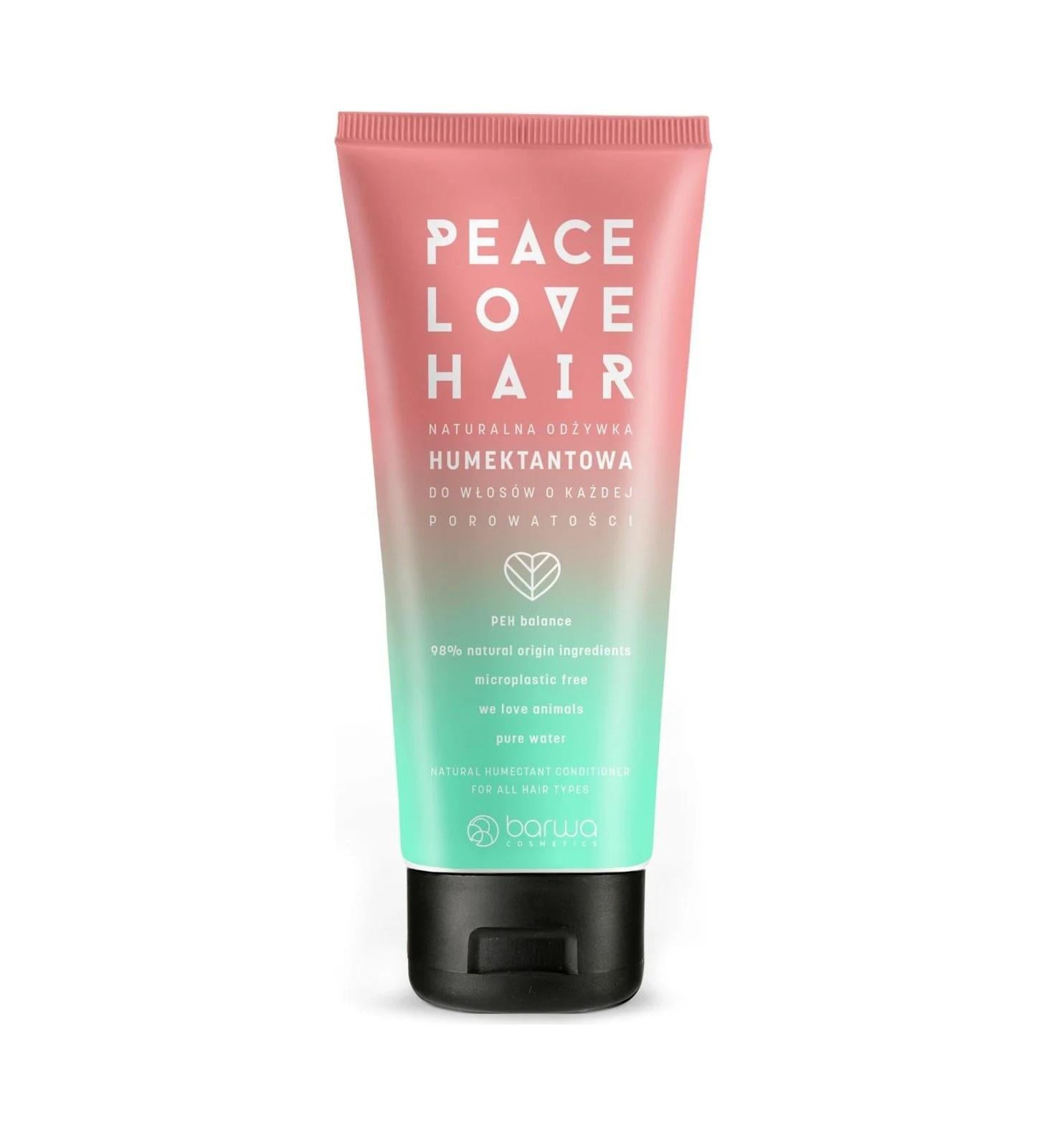 Кондиционер увлажняющий для всех типов волос BARWA COSMETICS Peace Love Hair 200 мл (5902305007287) Кондиционер увлажняющий для всех типов волос BARWA COSMETICS Peace Love Hair 200 мл (5902305007287)