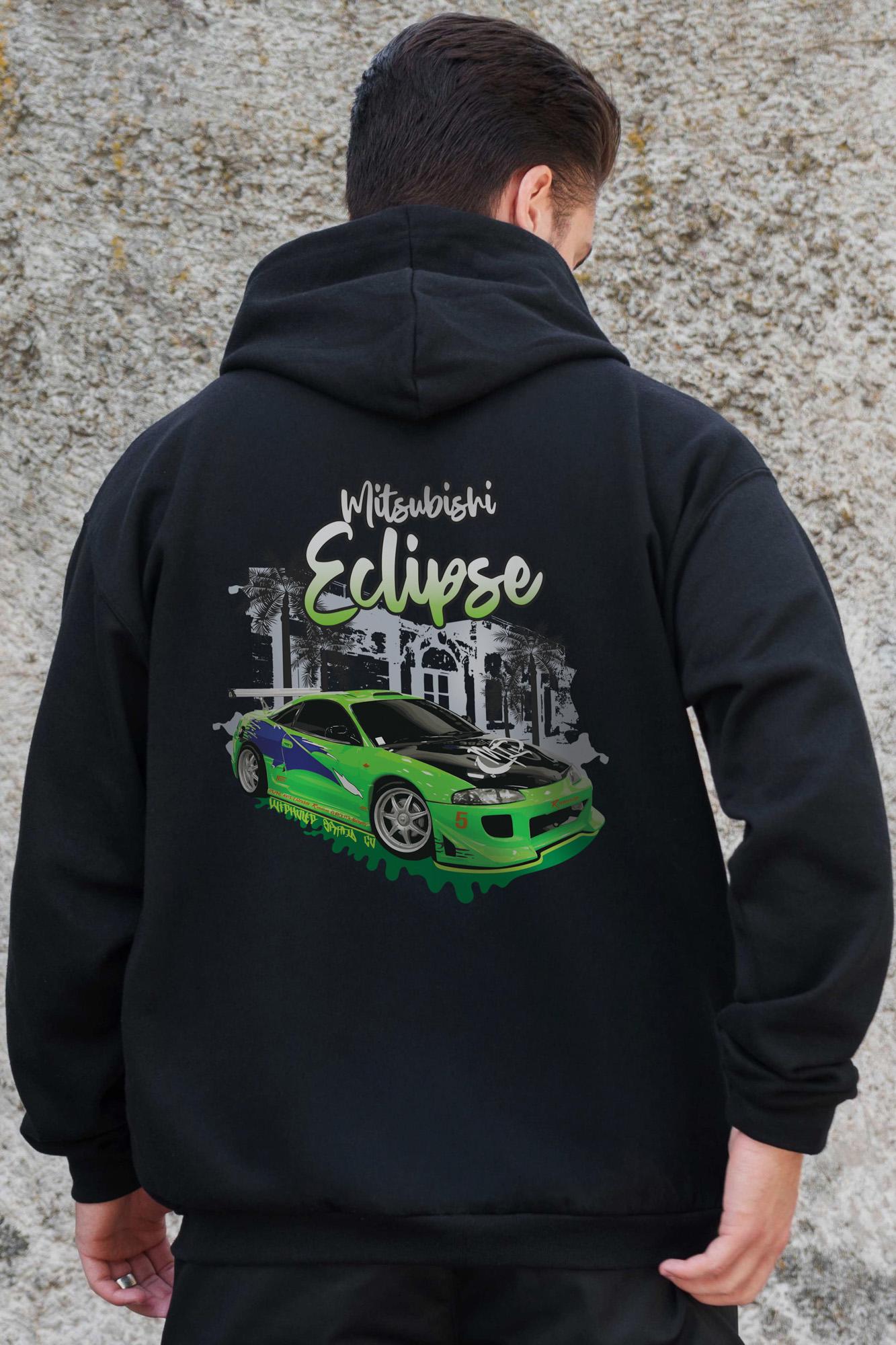 Худи-зип с принтом Without Eclips  Kane S/M Black (S/M8055808)