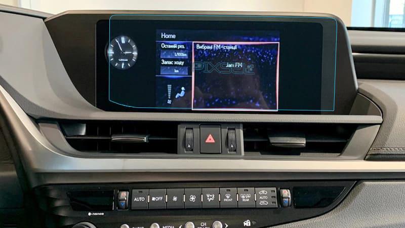 Стекло защитное Pixsel гибридный глянец на монитор Lexus ES 13,3“ 2019-2021