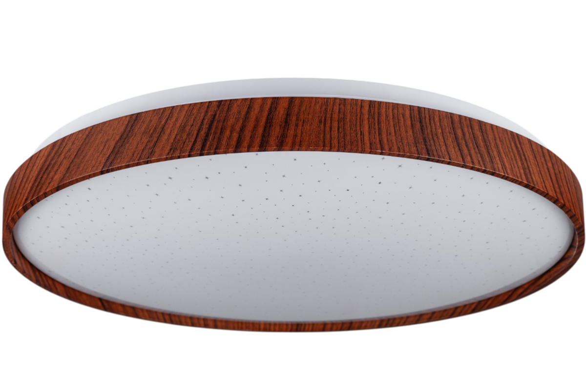 Светильник потолочный Vestum FOREST звездное небо 60W 3000К-6500К с ДУ 395х65 мм Амарант