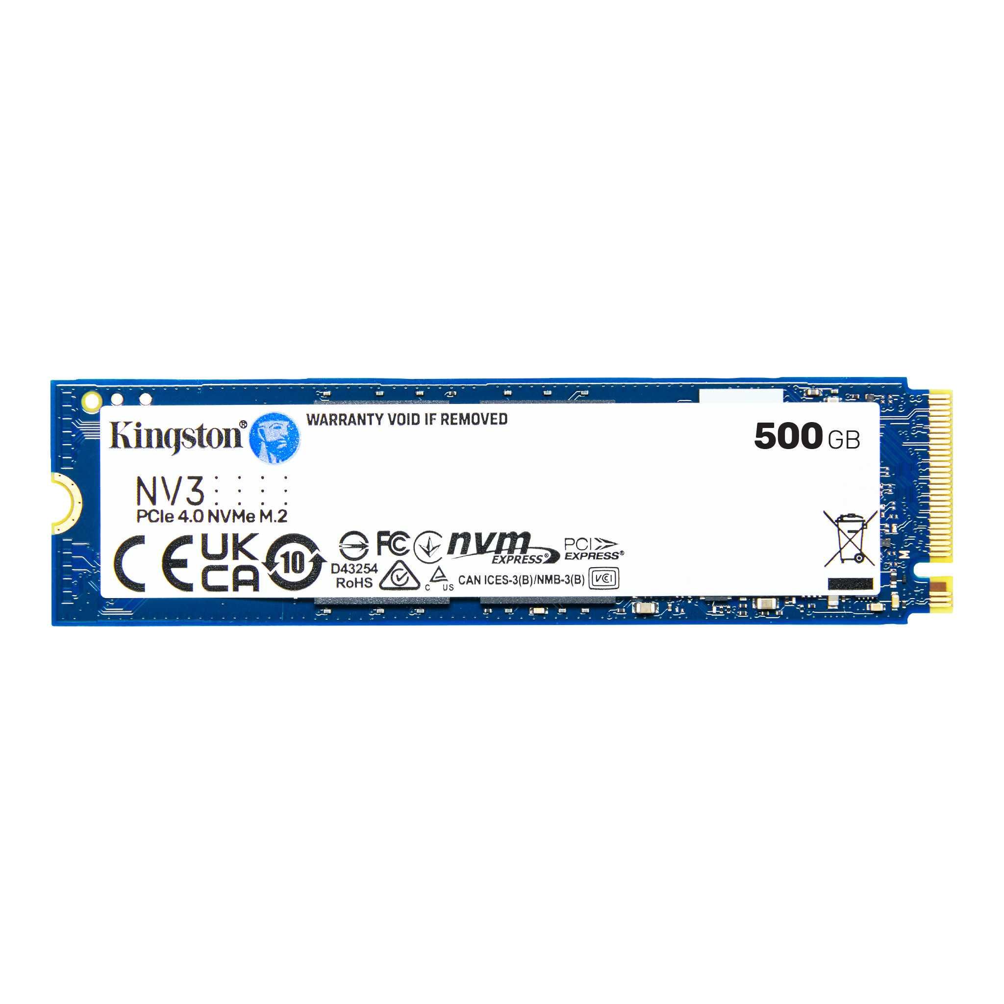 SSD-диск Kingston NV3 M.2 500 GB PCIe 4.0 (SNV3S/500G)