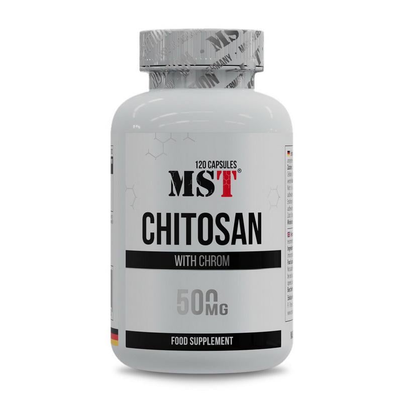 Хитозан MST Chitosan With Chrom 500мг 120 капс.
