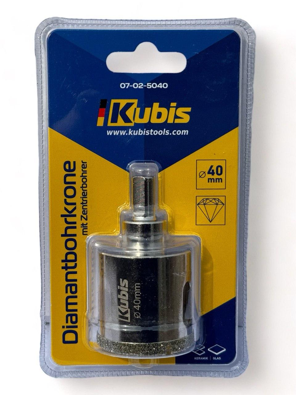 Свердло корончасте алмазне Kubis Vacuum Brazed 40 (07-02-5040) Свердло корончасте алмазне Kubis Vacuum Brazed 40 (07-02-5040)