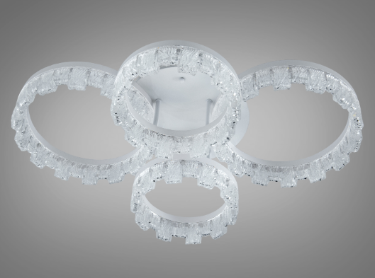 Люстра Diasha MX78204/2+2WH LED 103W Білий Люстра Diasha MX78204/2+2WH LED 103W Білий