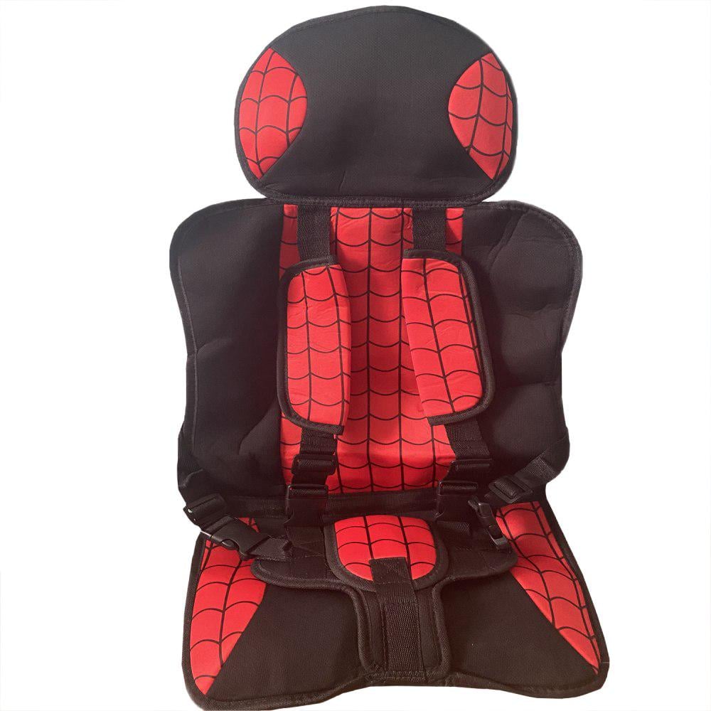 Детское бескаркасное автокресло UKC Multi-function car cushion до 12 лет Spider Man Красный