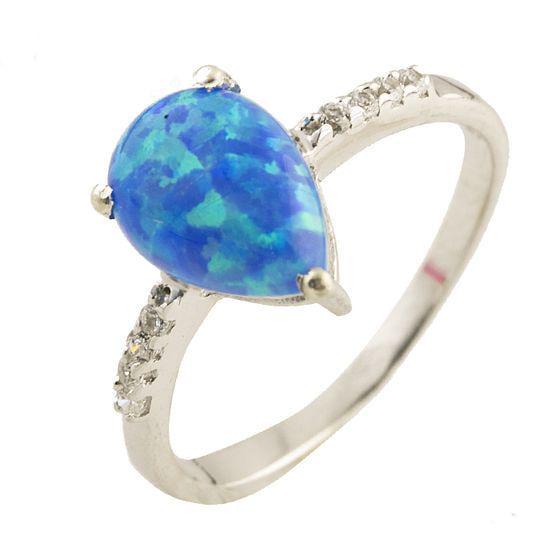 Кільце срібне з опалом 0,755 ct 2,25 г р. 17,5 (1203699)