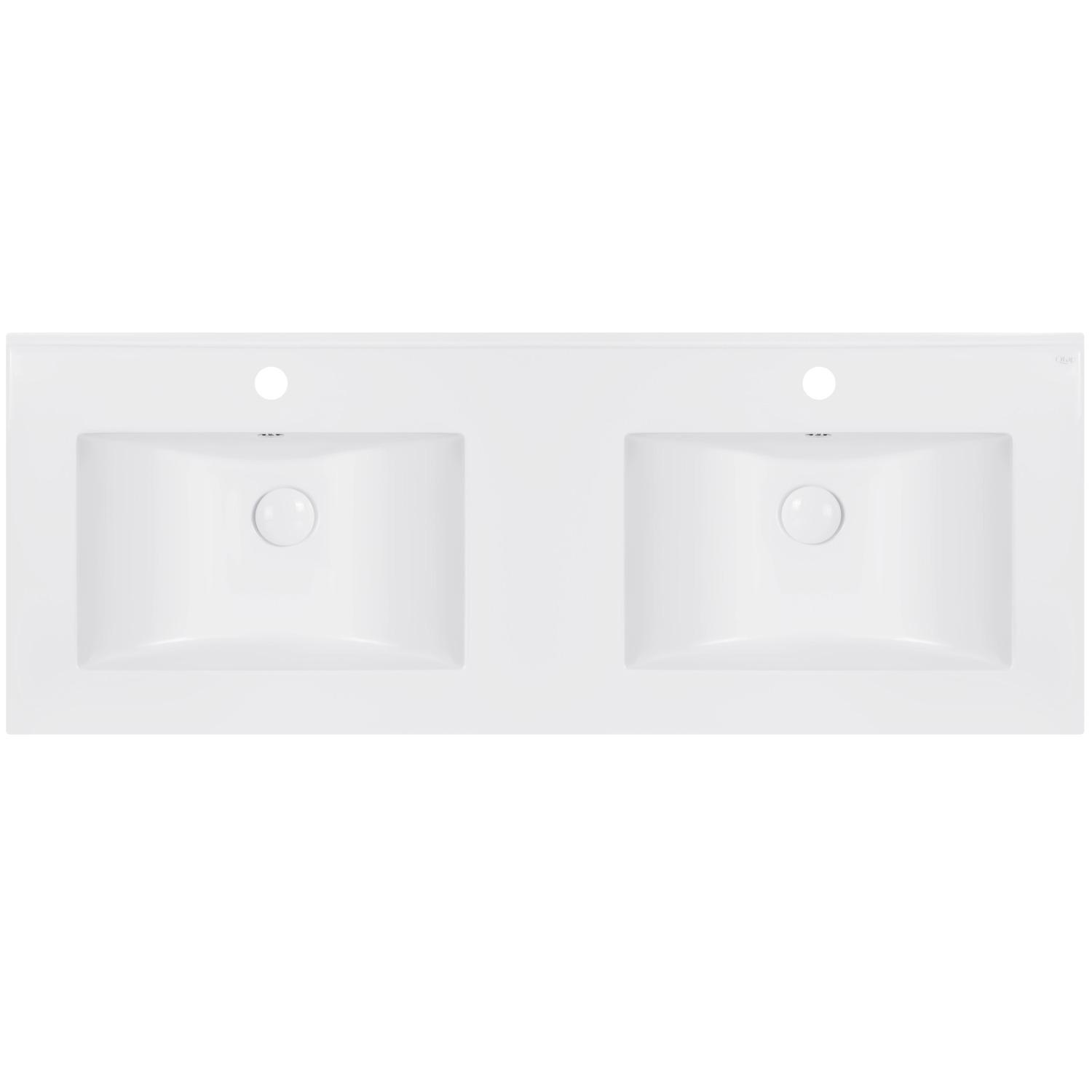 Умывальник врезной Q-tap Albatross ED QT01119120EDW 1210x460x180 мм Белый (115768)