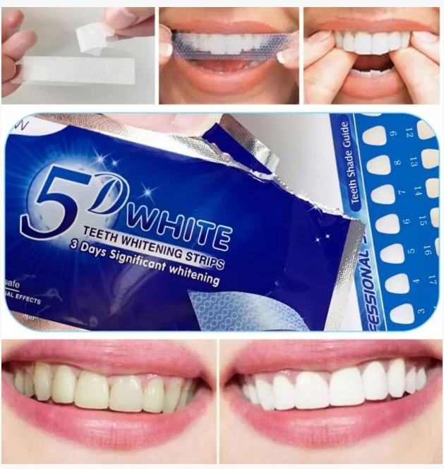 Комплект для вибілювання зубів 14 пакетів 5D Whitestrips Classic Vivid (5D1428) - фото 3