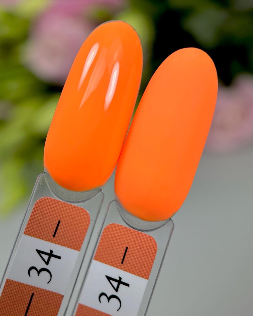 Гель-лак Crooz Gel Polish №34 8 мл Оранжевый