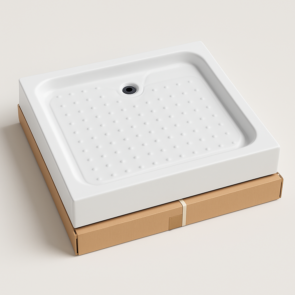 Душевой поддон KO&PO прямоугольный акриловый 100х80х15 см (C10346)