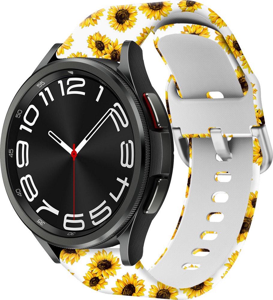 Ремешок Colorful для Galaxy Watch 6 Classic 43 мм Sunflower White (37667)