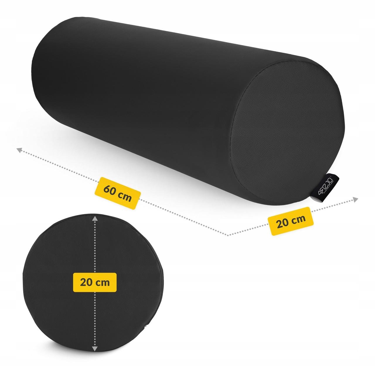 Массажный валик 4fizjo 60x20 см Black (P-5905973402972) - фото 3 Массажный валик 4fizjo 60x20 см Black (P-5905973402972) - фото 3