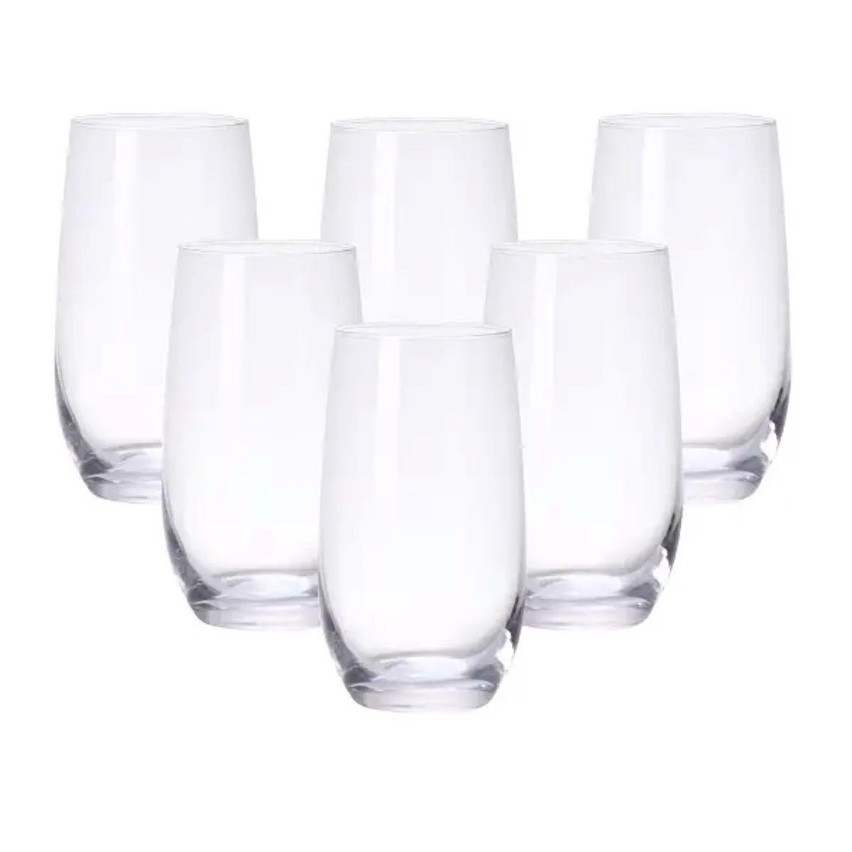 Набор стаканов 6 шт. по 360 мл Прозрачный (HP557)