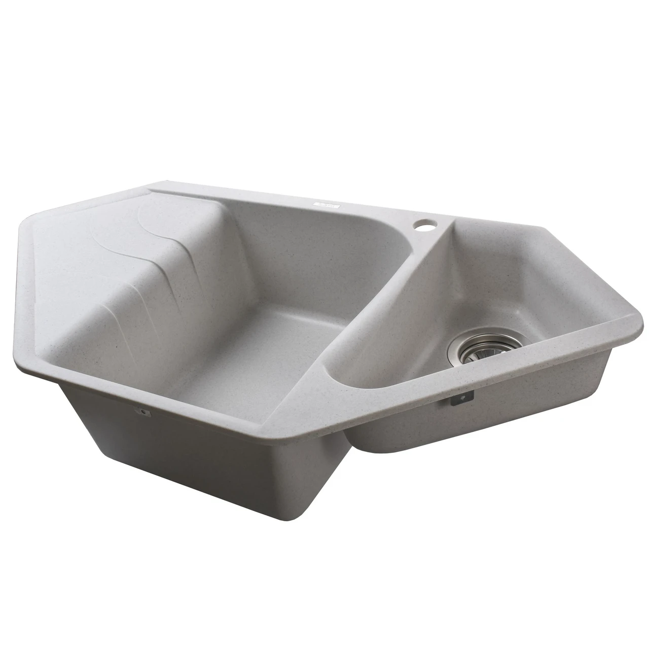 Мийка гранітна Globus Lux GARDA 1000х500 мм Перлинний (04000062) - фото 4