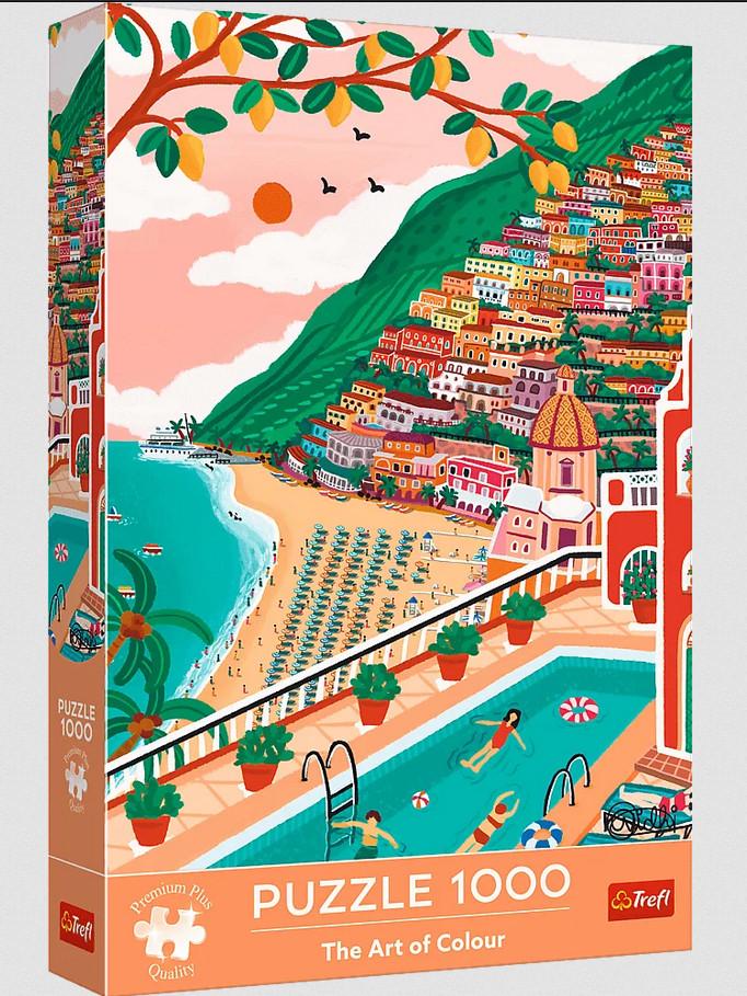 Пазл Trefl Позитано Италия Искусство цвета 1000 ел.