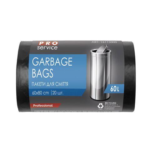 Пакет для смiття PROservice 16113300 LD 60 л/40 шт. 21 мкм (16113300) Пакет для смiття PROservice 16113300 LD 60 л/40 шт. 21 мкм (16113300)