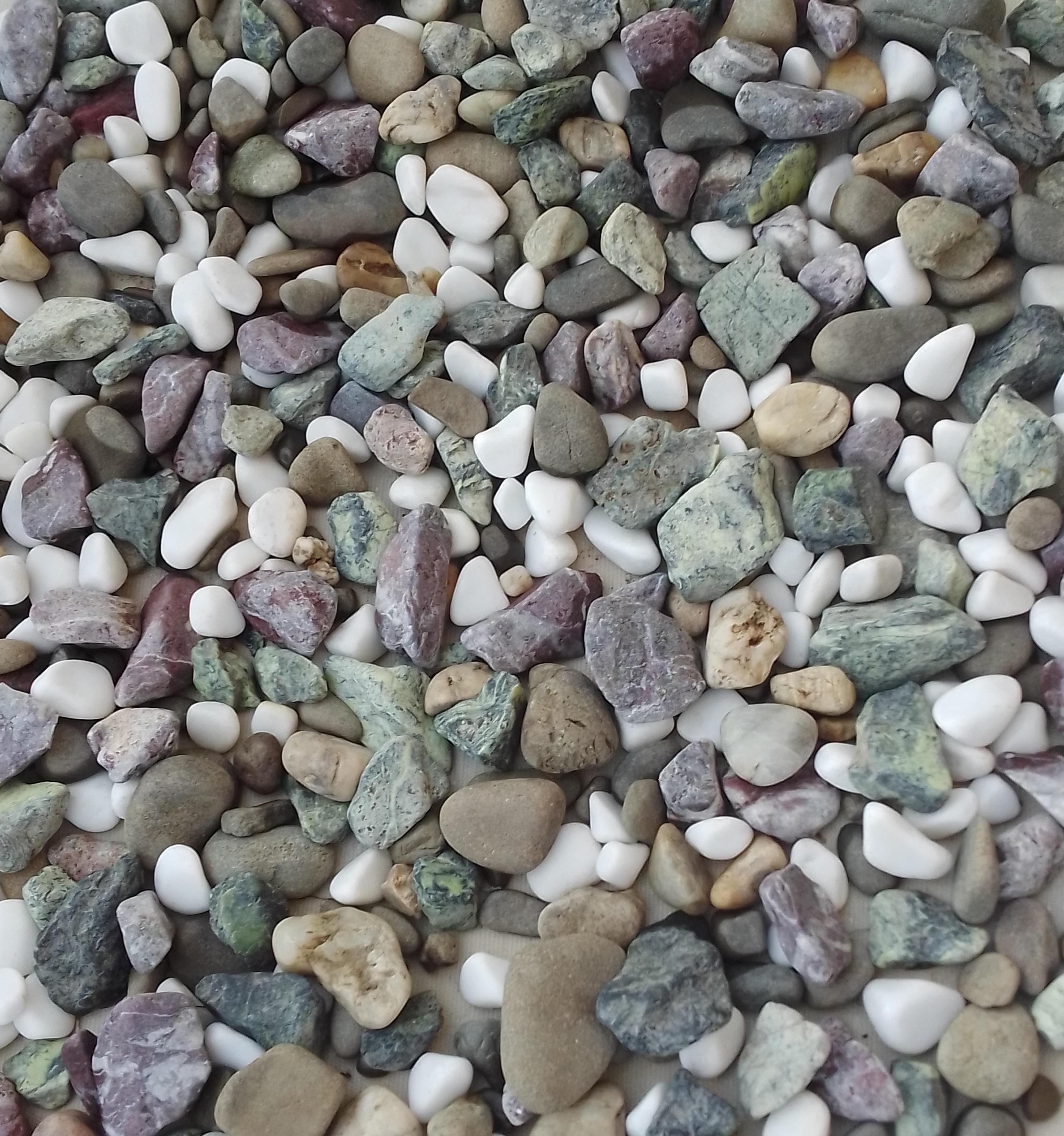 Галька калиброванная Кварц Супермикс 1-5 см 30 кг