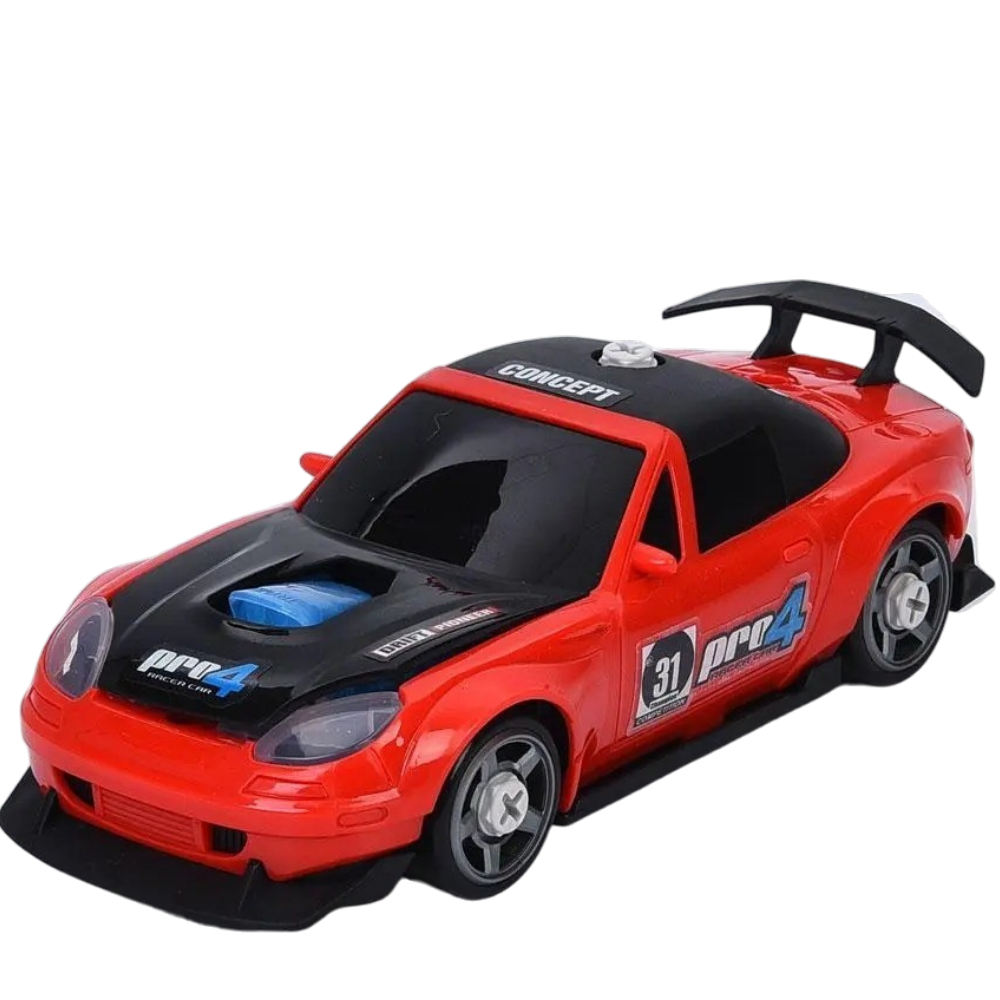 Конструктор детский A-Toys 8810-1-3 Машина на шурупах со светом и звуком 21 см