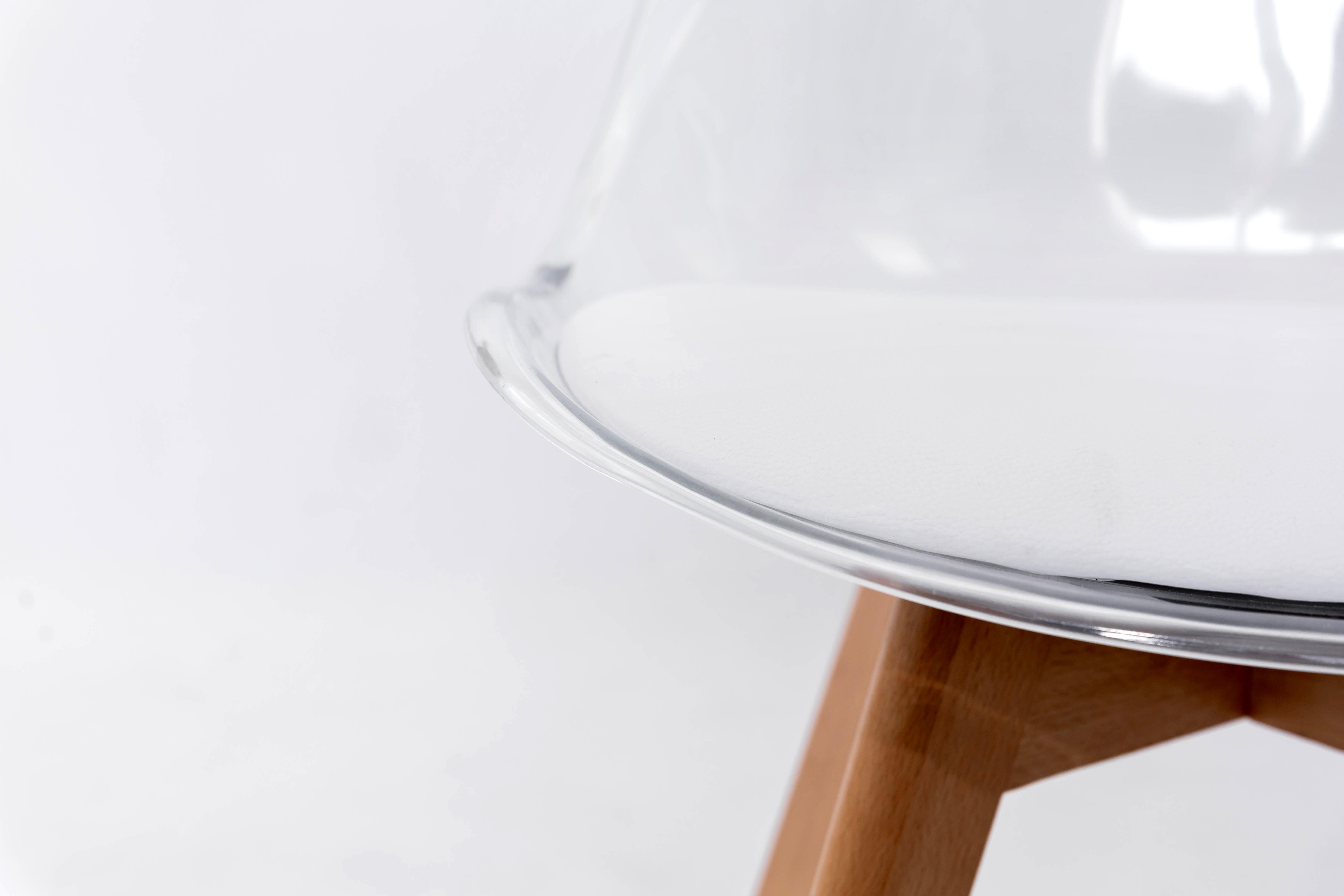 Стілець для кухні та вітальні Джастін Тейде 480х840х530 мм Прозорий (GAА0051825) - фото 5 Стілець для кухні та вітальні Джастін Тейде 480х840х530 мм Прозорий (GAА0051825) - фото 5