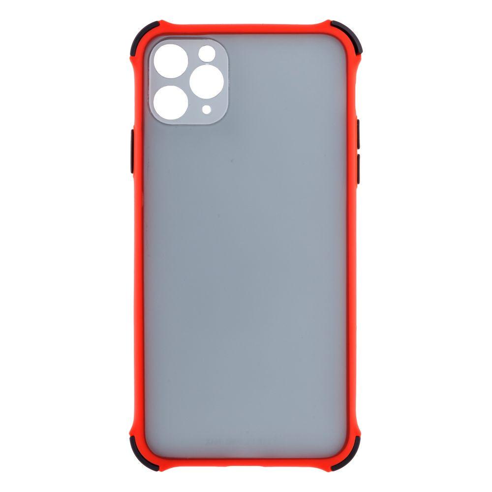 Силиконовый Чехол Накладка Avenger Armor Dark with Frame для iPhone 11 Pro Max Красный - фото 1