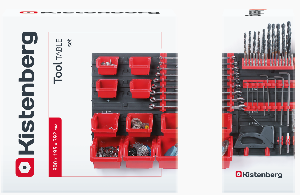 Панель инструментов Kistenberg Orderline 800x400 мм 10 лотков (KOR4-S411) - фото 3