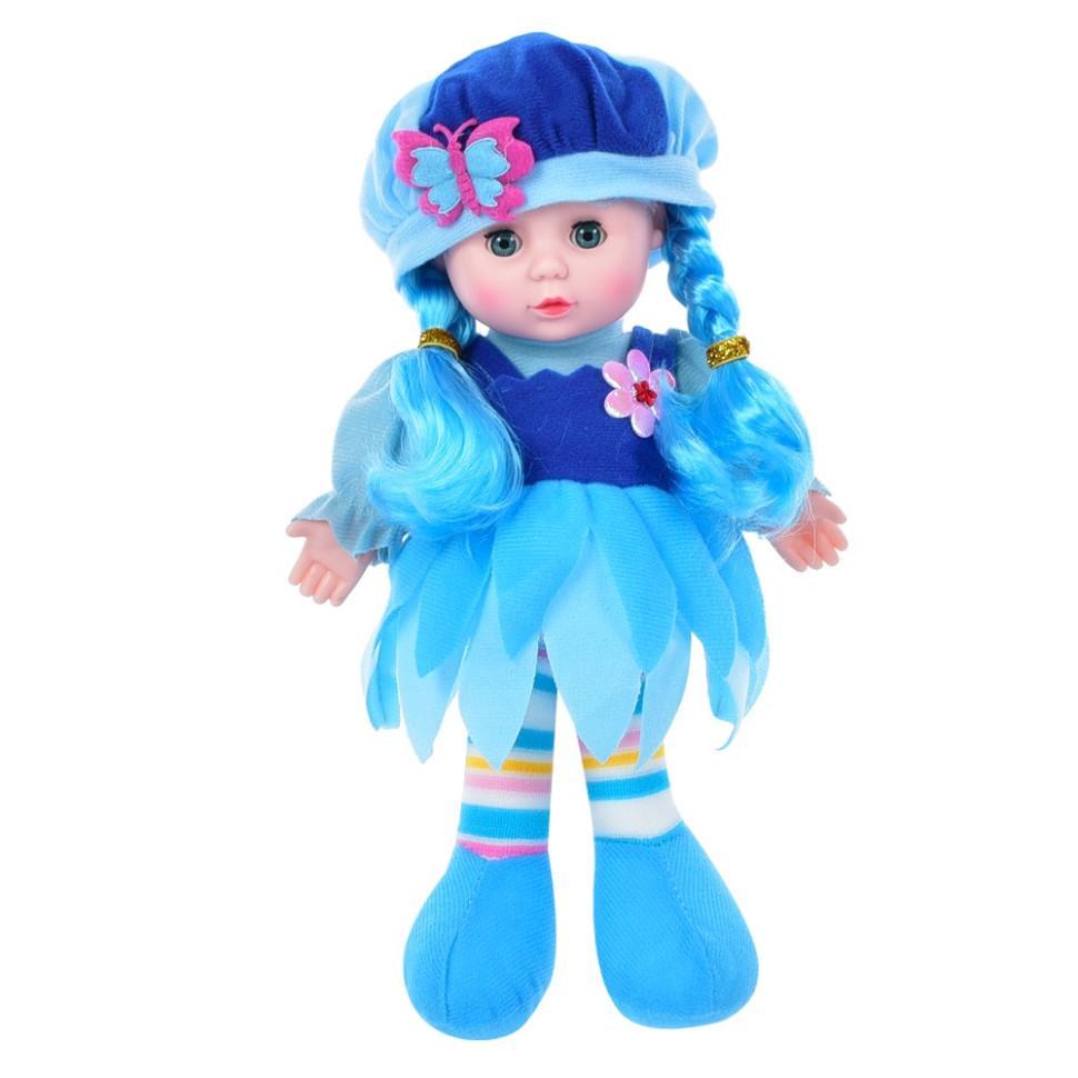 Лялька дитяча LY3011 м'яконабивна 28 см Синій Лялька дитяча LY3011 м'яконабивна 28 см Синій