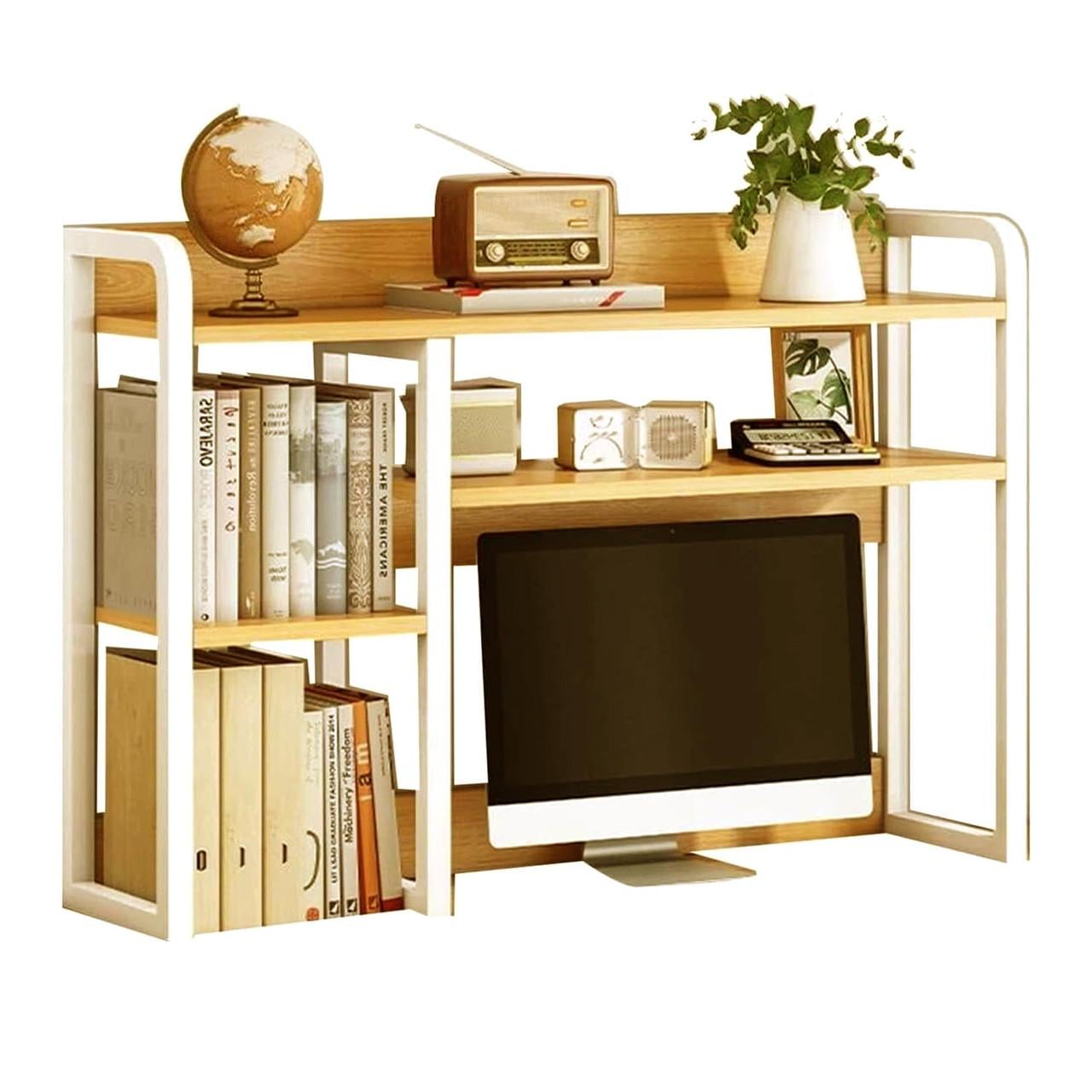 Полка-надстройка настольная из дерева Бинтер зефир-карри (АКД-00072003)