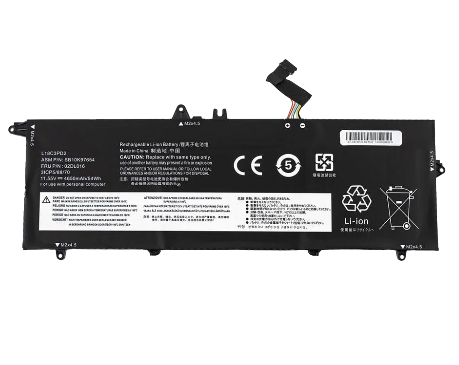 Аккумулятор для ноутбука Lenovo ThinkPad T490s 4650 mAh 11,55V (148680) Аккумулятор для ноутбука Lenovo ThinkPad T490s 4650 mAh 11,55V (148680)