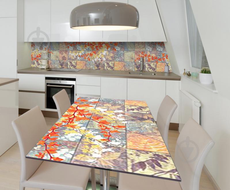 Наклейка виниловая на стол Zatarga  "Осенний Орнамент" 650х1200 мм Z181705/1st