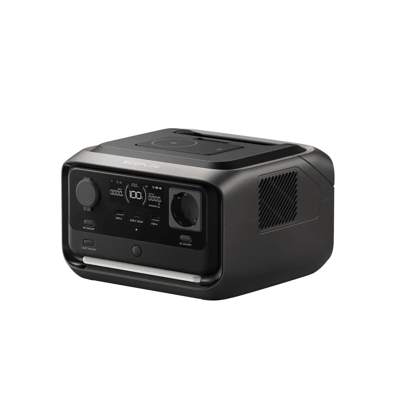 Зарядная станция EcoFlow RIVER 3 Plus Wireless 600W/286Wh LiFePO4 (31177757)