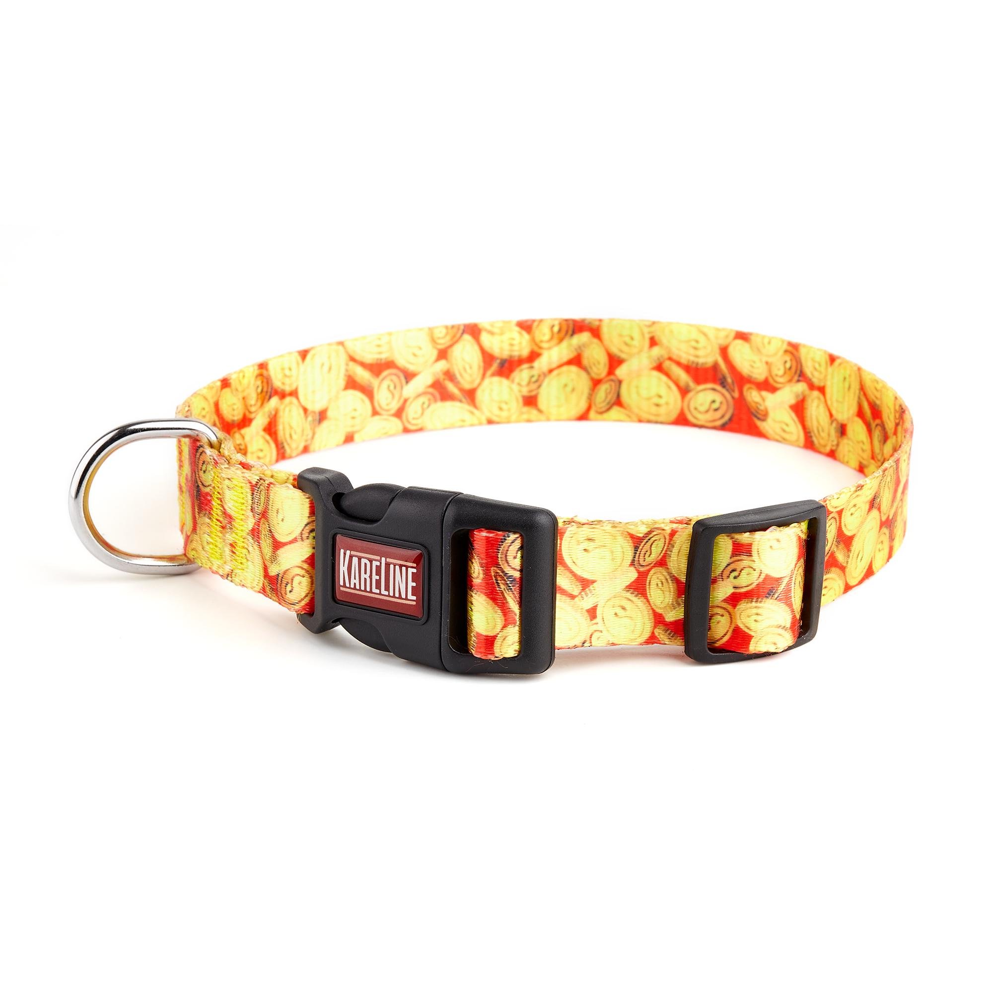 Ошейник KareLine MONEY из нейлона с пластиковой пряжкой 25 мм 350-520 мм (0803/2)