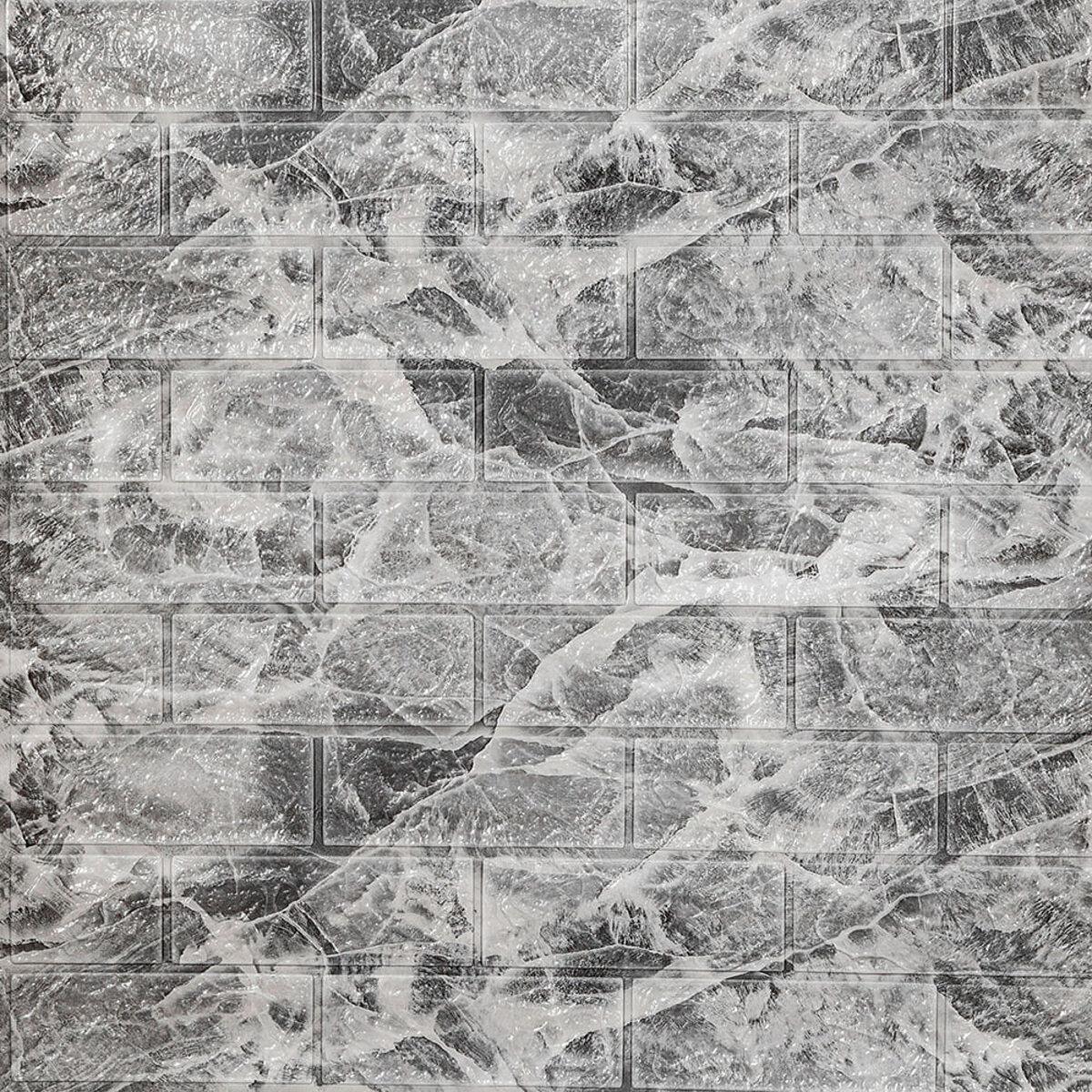 Панель самоклеящаяся 3D под мрамор в рулоне R061-3 3080x700x3 мм Черный (SW-00001395) - фото 2 Панель самоклеящаяся 3D под мрамор в рулоне R061-3 3080x700x3 мм Черный (SW-00001395) - фото 2