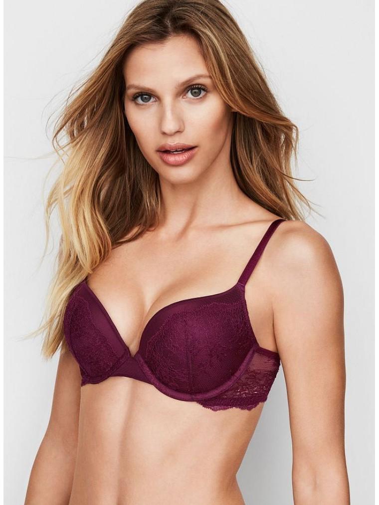 Бюстгальтер Victoria's Secret 383-098 Push-up 70С Бордовый (1-46)