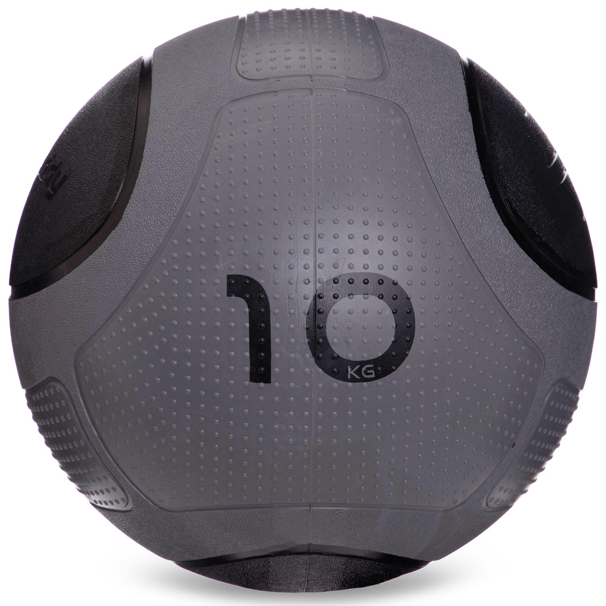 М'яч медичний медбол Zelart Medicine Ball FI-2620-10 10кг Сірий/Чорний (DR003460) - фото 1