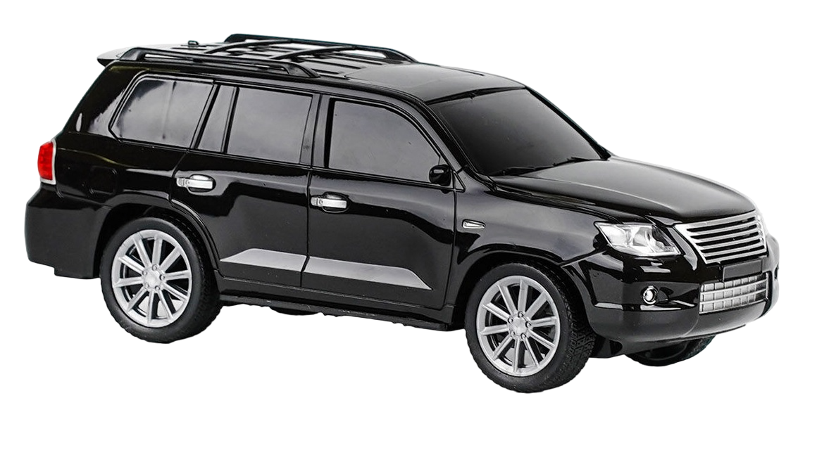 Джип на радиоуправлении Model Car свет/задний привод Black (125921)