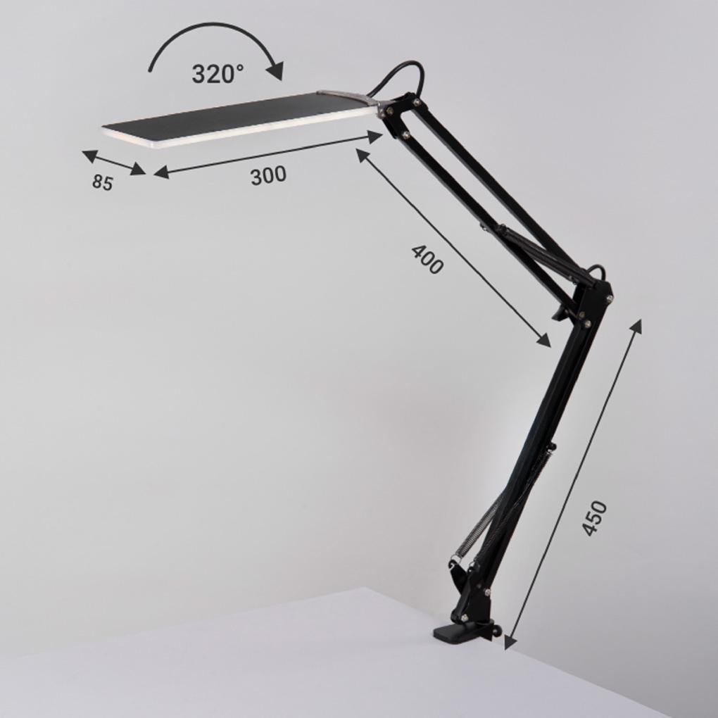 Настольная лампа светодиодная X-LED 10 Вт Черный (25453316) - фото 3