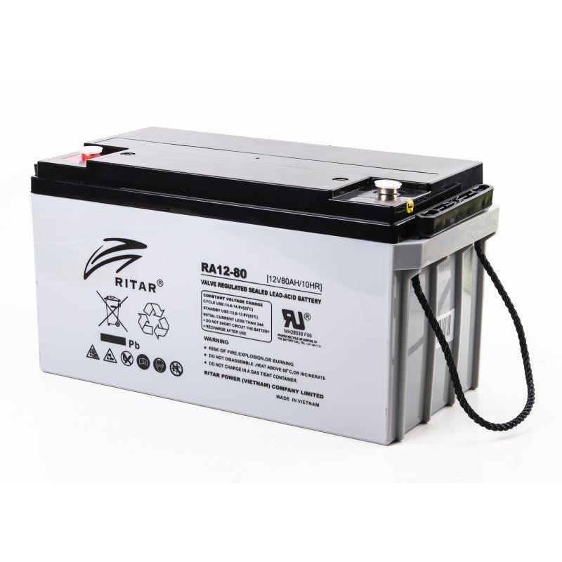 Аккумуляторная батарея Ritar AGM 12V 80 Ah F5/F11 Grey (RA12-80)