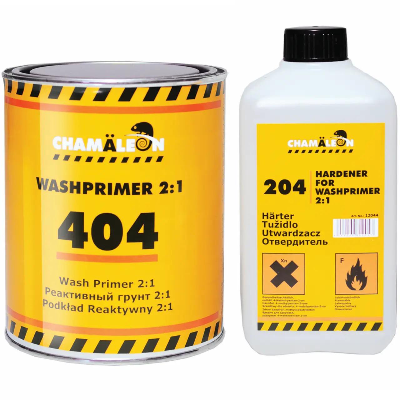 Грунт реактивный Сhamaleon 404 Washprimer 2:1 1 л + 500 мл (14045+12044)