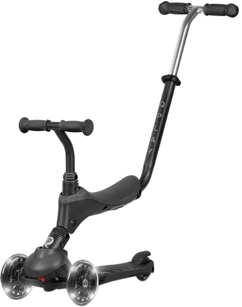 Самокат дитячий триколісний Qplay Sema Pro 3в1 Чорний