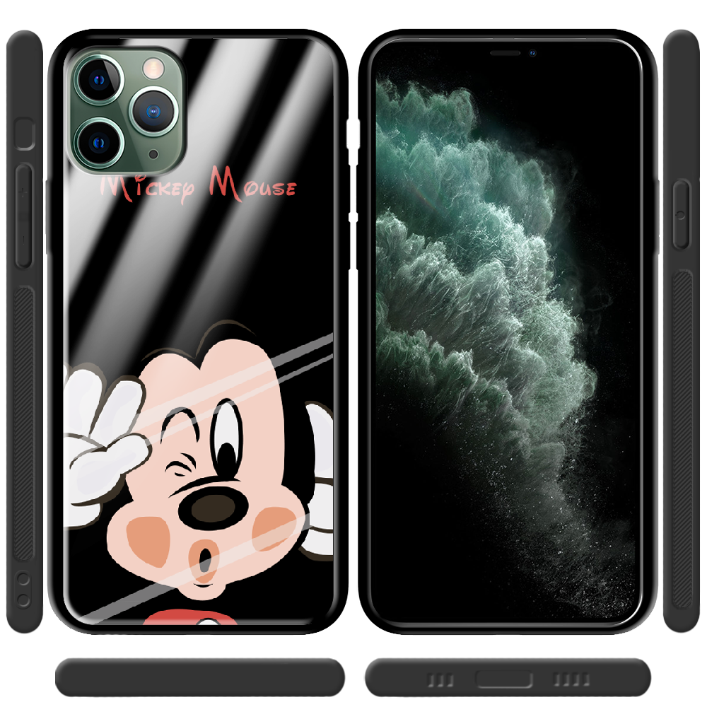 Чехол Boxface iPhone 11 Pro Mister M Черный силикон со стеклом (38189-cc58-38346) - фото 2