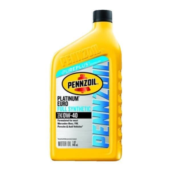 Моторна олива Pennzoil Platinum Euro 0W-40 0,946 л (55005113)