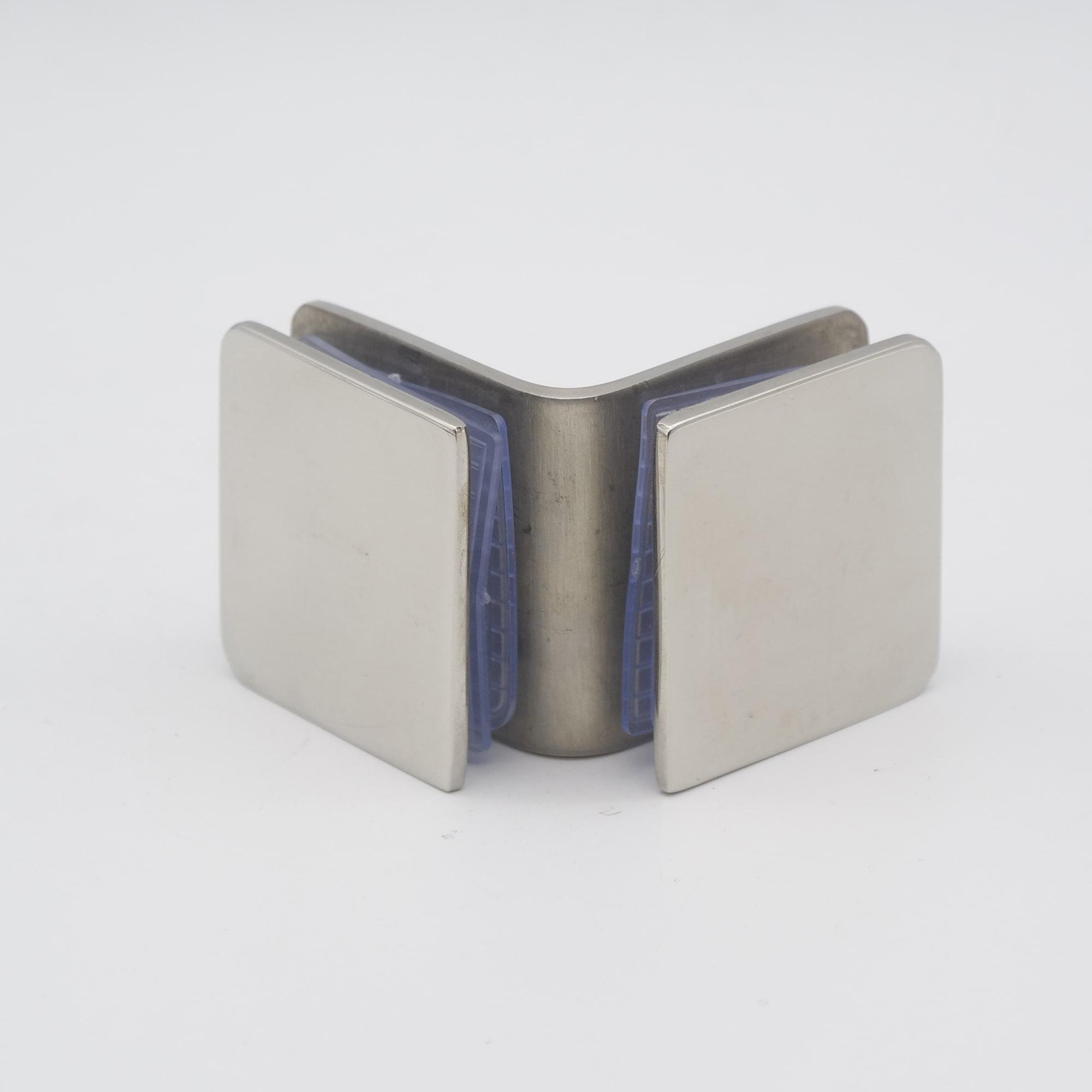 Стеклодержатель стекло/стекло 90 градусов полированная нержавеющая сталь