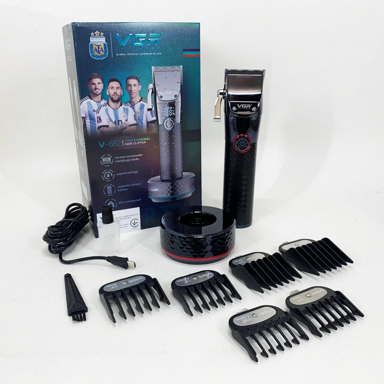 Машинка для стрижки бездротова VGR V-682 RED (13355127)