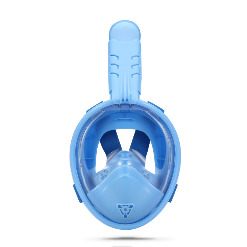 Детская маска для снорклинга TheNice KF-4 Hippo EasyBreath-III на все лицо XS Голубой (SUN6891)